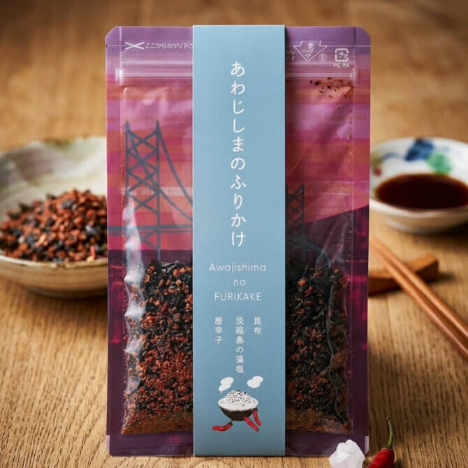 あわじしまのふりかけ　唐辛子昆布×藻塩